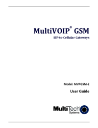 Zobrazit dokument Multitech MVP 800 Uživatelská příručka